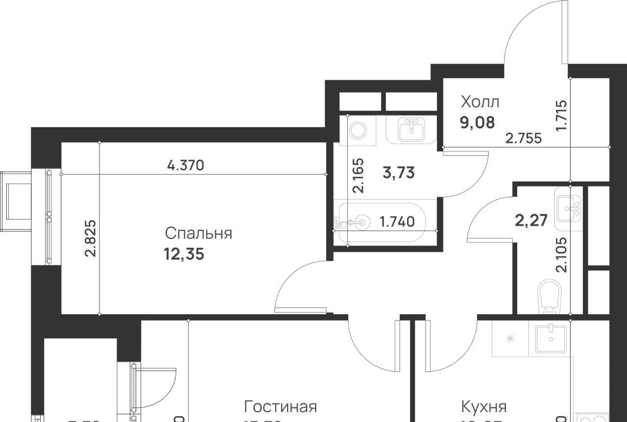 квартира г Москва метро Бульвар Рокоссовского ш Открытое 14д фото 2