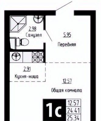 квартира г Краснодар п Пригородный ЖК «Фруктовый Сад» 4 муниципальное образование, сад фото 1