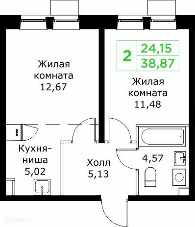 квартира г Мытищи проезд Шараповский 4 городской округ Мытищи фото 1