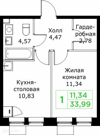 квартира г Мытищи проезд Шараповский 4 городской округ Мытищи фото 1