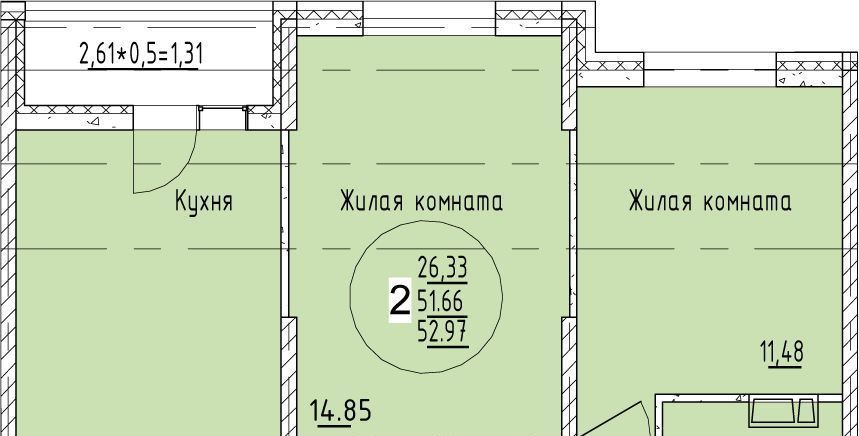 квартира г Краснодар р-н Карасунский Новознаменский ДНТ, ул. Дальневосточная фото 1