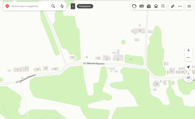 земля ул Демьяна Бедного 13 фото
