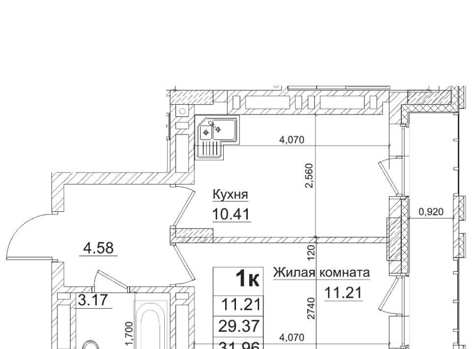 квартира г Новосибирск метро Площадь Гарина-Михайловского ул Фабричная 65/1 фото 1