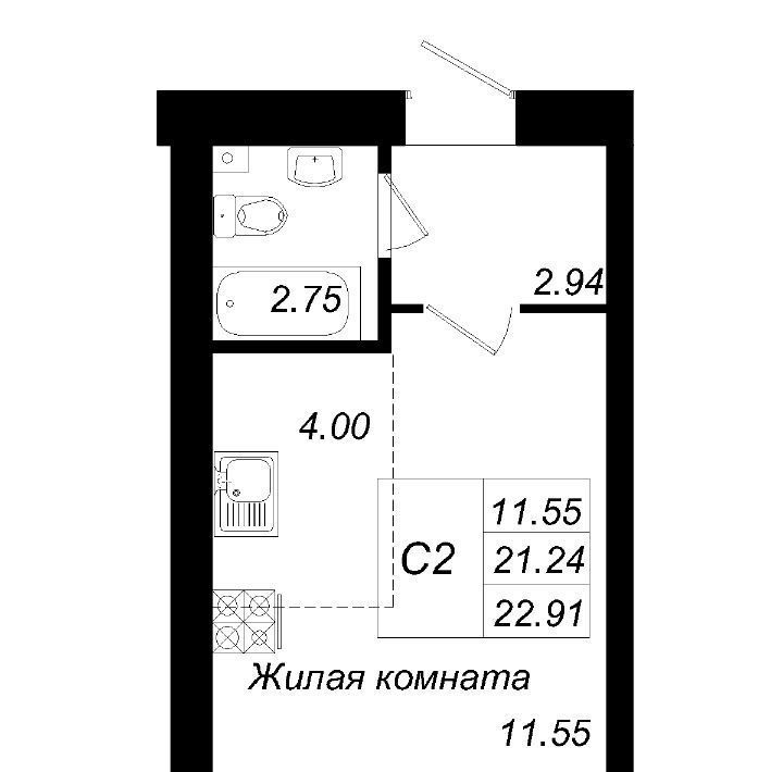 квартира р-н Зеленодольский с Осиново ул М.Ф.Гайсина Осиновское с/пос, Авиастроительная, с 6 фото 1