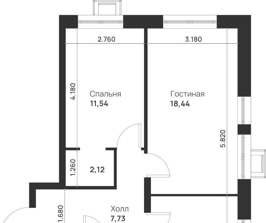 квартира г Москва метро Бульвар Рокоссовского ш Открытое 14д фото 2