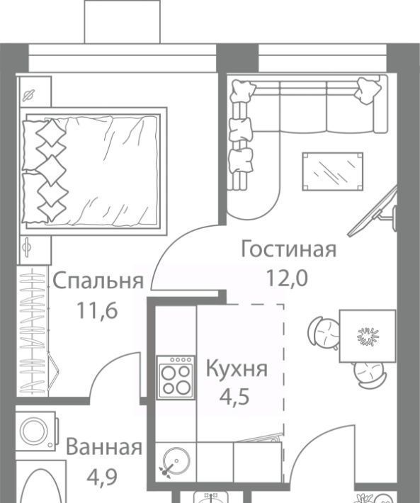 квартира г Москва метро Сетунь ЖК Стеллар Сити фото 1