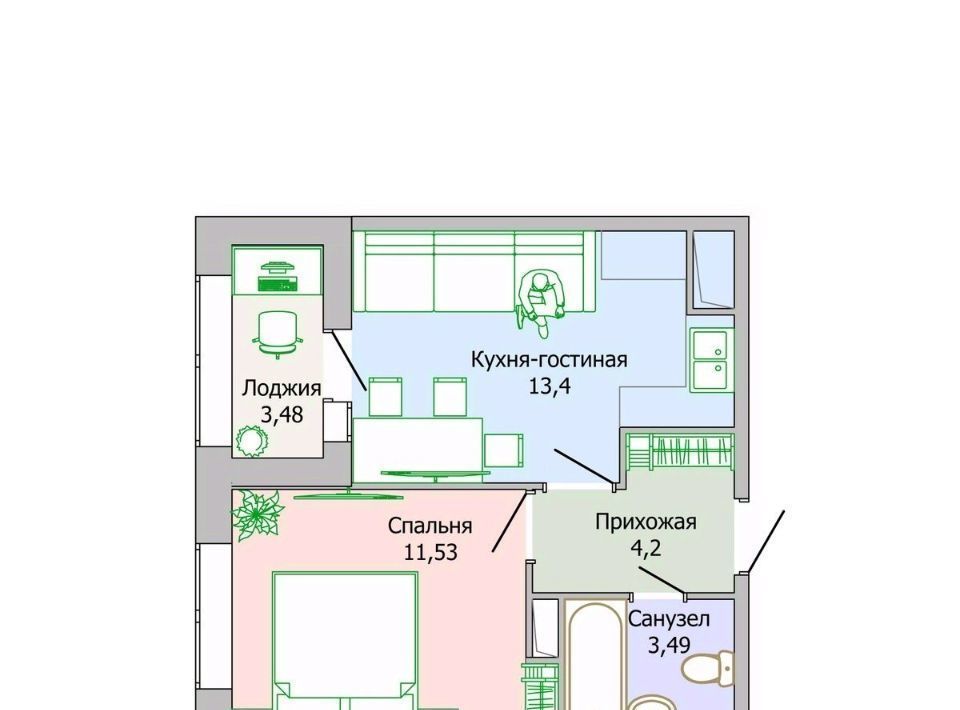 квартира г Хабаровск р-н Кировский ул Тихоокеанская 127/1 фото 1