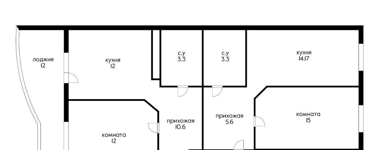 квартира г Краснодар р-н Прикубанский ул Российская 267/3к 3 фото 12