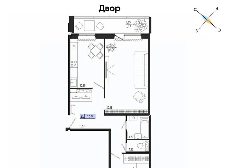 квартира г Томск р-н Октябрьский тракт Иркутский 185б фото 1