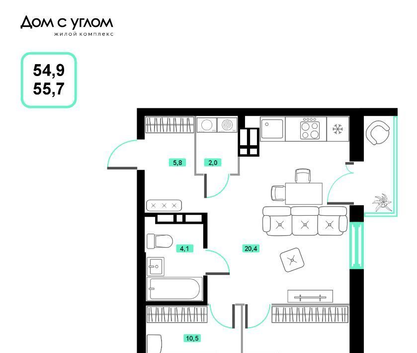 квартира г Владивосток р-н Ленинский ул Нейбута 137с/1 фото 1