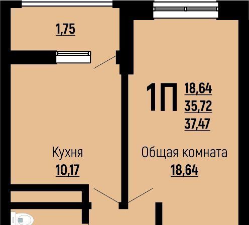 квартира г Краснодар р-н Прикубанский Славянский микрорайон ул Заполярная 39/10 фото 1