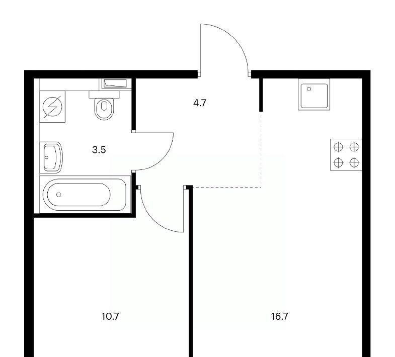 квартира г Москва метро Улица Скобелевская ш Варшавское 282к/1 фото 1