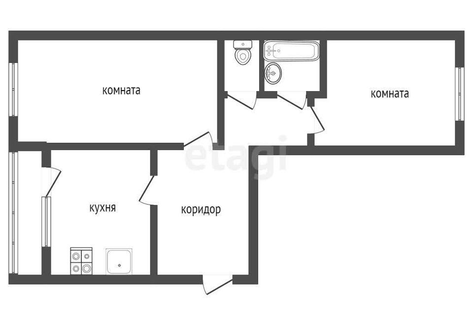 квартира р-н Киришский г Кириши ул Строителей 15 фото 10