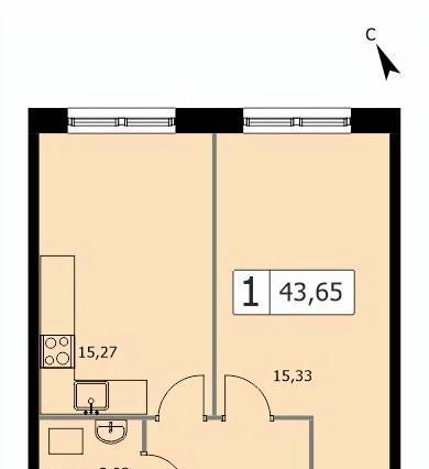 квартира г Москва метро Бульвар Рокоссовского ул 3-я Гражданская 35к/2 фото 1