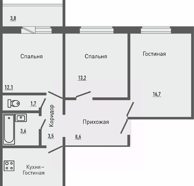 квартира р-н Орловский д Жилина ул Садовая 2к/2 фото 1