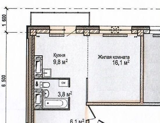 квартира г Кемерово р-н Заводский ул Сарыгина 37 фото 2