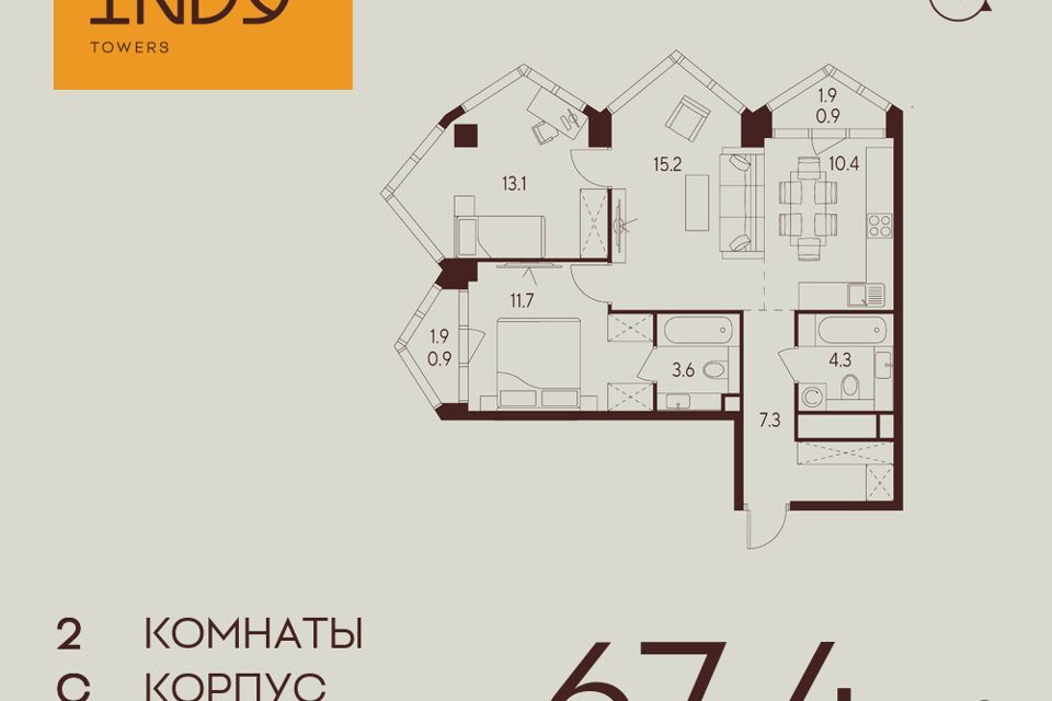 квартира г Москва ул Куусинена 21 Северный административный округ фото 1