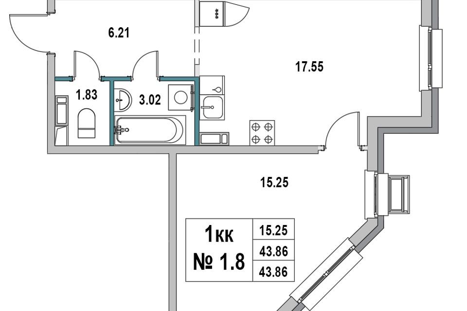 квартира р-н Выборгский г Выборг ул 1-я Южная 8 фото 1