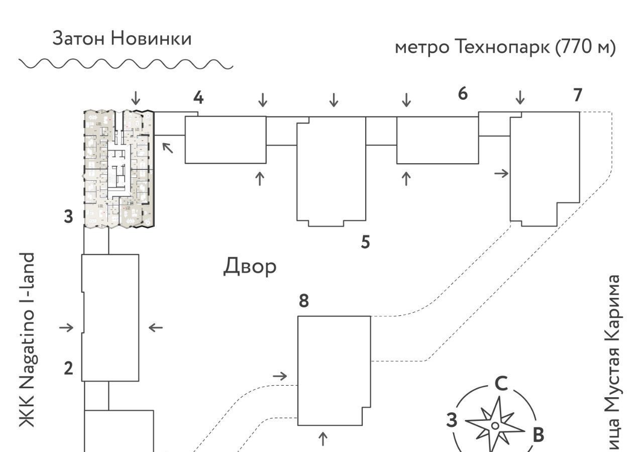 квартира г Москва метро Технопарк ЖК Вау фото 2