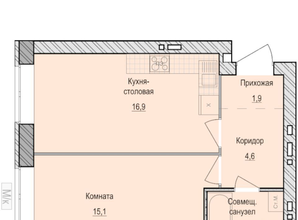 квартира Санвилл жилой комплекс, 5, Завьяловский район, с. Первомайский фото 1