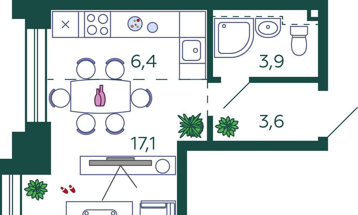 квартира г Москва метро Технопарк ЖК Шагал 1-я оч., к 13 фото 1