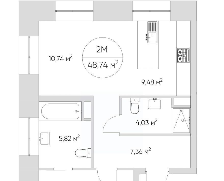 квартира г Москва метро Калитники проезд Автомобильный 4 фото 2