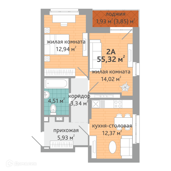 квартира г Екатеринбург ул Викулова Екатеринбург, муниципальное образование фото 1