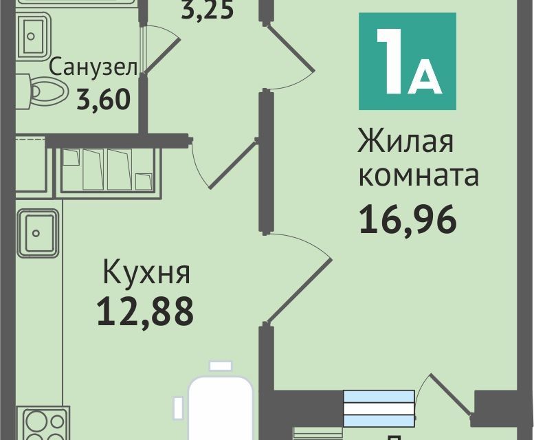 квартира р-н Медведевский пгт Медведево ул Дмитрия Средина 7 фото 1