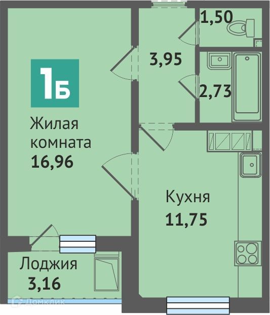 квартира р-н Медведевский пгт Медведево ул Дмитрия Средина 7 фото 1