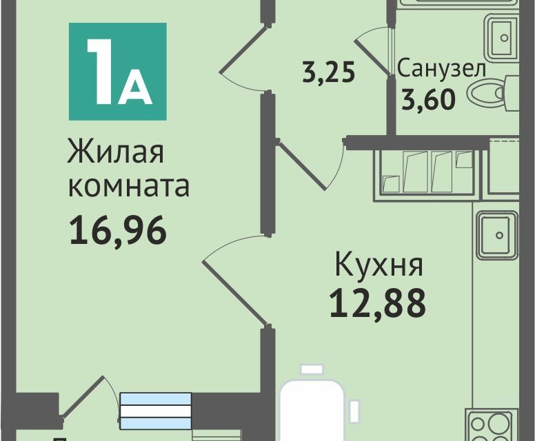 квартира р-н Медведевский пгт Медведево ул Дмитрия Средина 7 фото 1