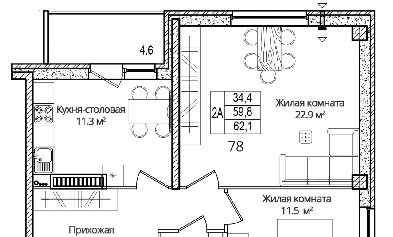 квартира р-н Псковский д Борисовичи ул Дмитрия Яковлева 8 Завеличенская волость фото 1