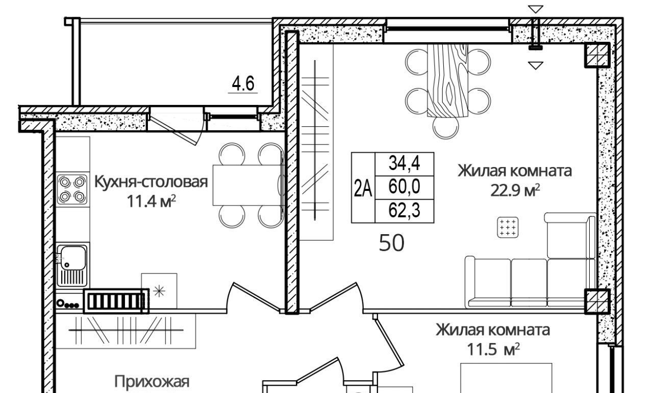 квартира р-н Псковский д Борисовичи ул Дмитрия Яковлева 8 Завеличенская волость фото 1