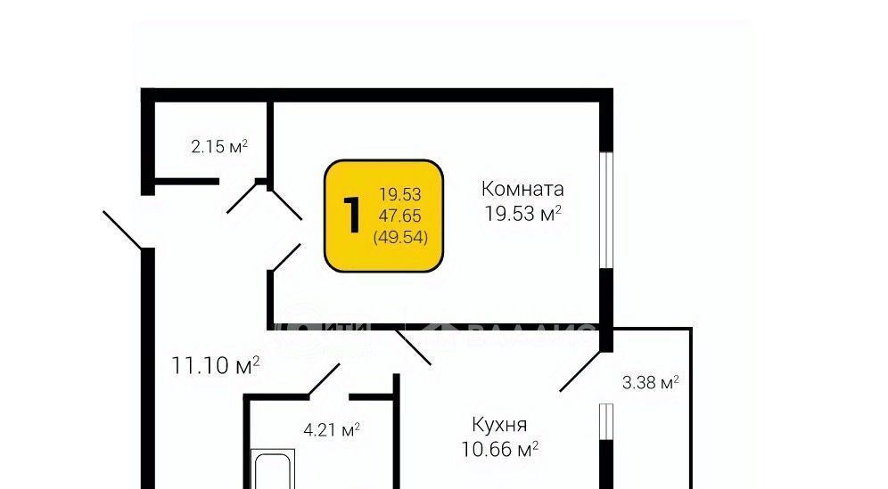 квартира г Воронеж р-н Коминтерновский пер Здоровья 90г/1к 1 фото 1