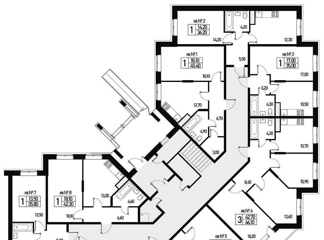 квартира г Москва п Новофедоровское ул Генерала Донскова 23к/3 ТиНАО фото 2