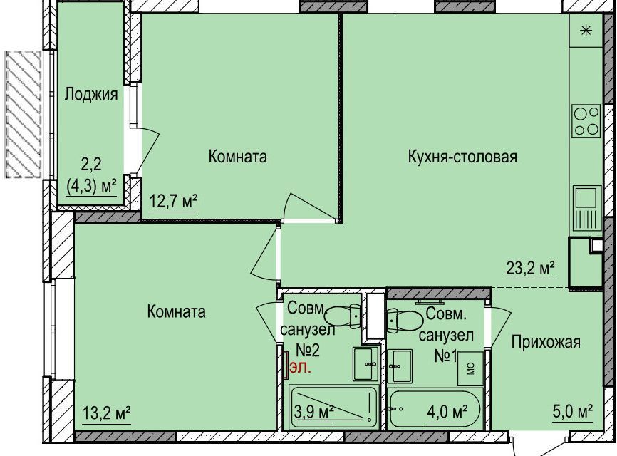 квартира г Ижевск ул 10 лет Октября городской округ Ижевск фото 1