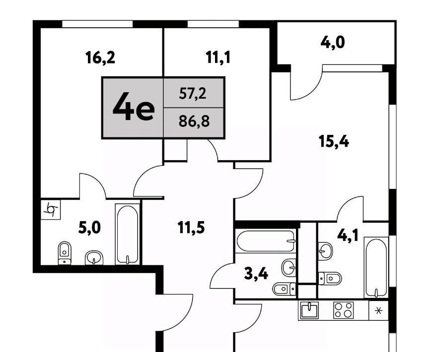 квартира г Москва метро Речной вокзал ул Фестивальная 15к/4 фото 1