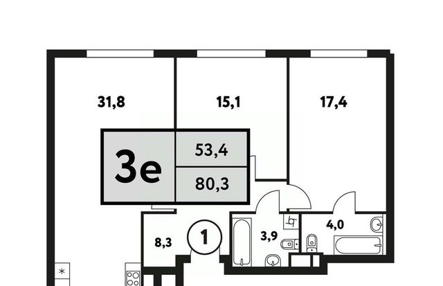 квартира метро Беломорская 15к фото