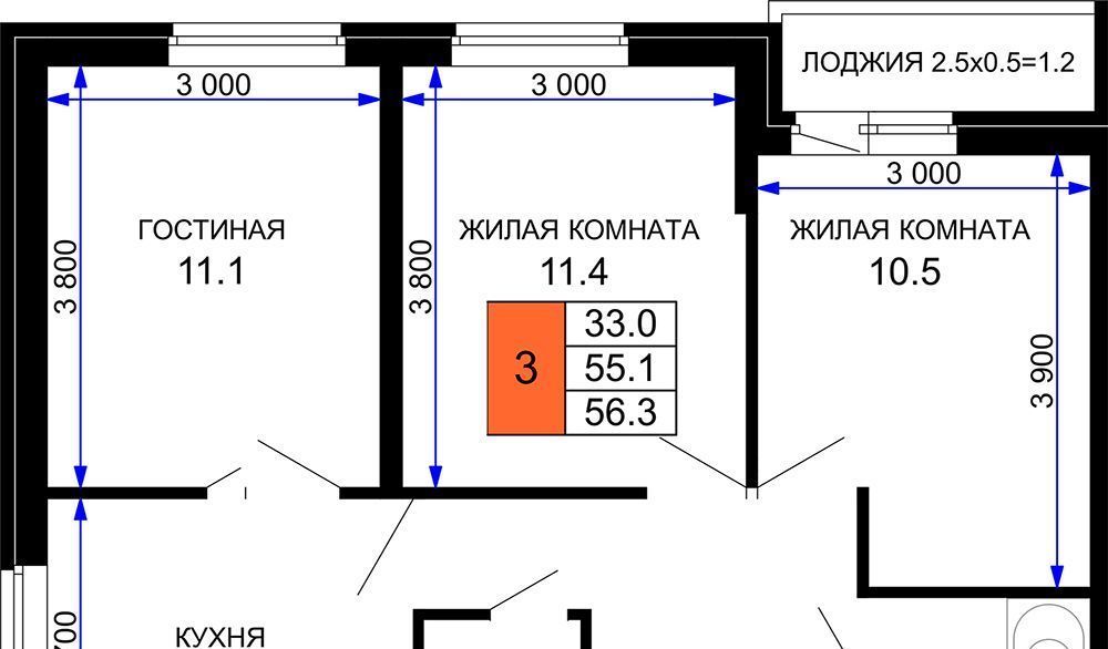 квартира г Краснодар р-н Прикубанский ЖК «Дыхание» фото 1