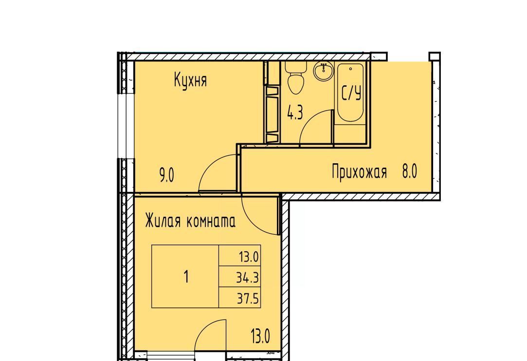 квартира г Ростов-на-Дону р-н Советский пр-кт Маршала Жукова 18/1 фото 1