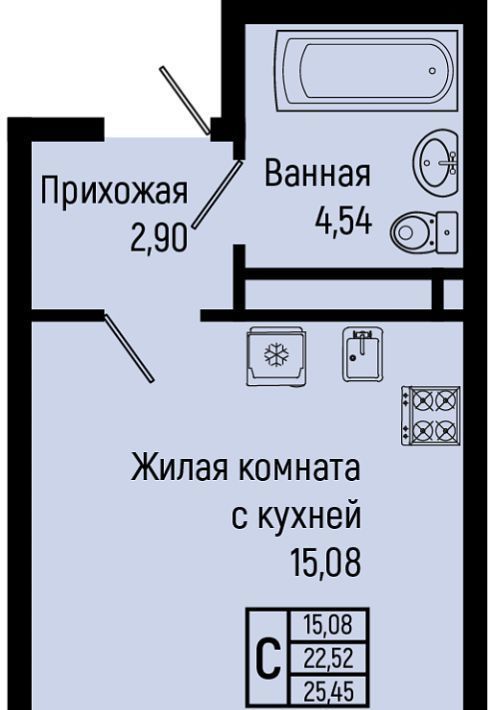 квартира р-н Туапсинский с Ольгинка ул Солнечная Новомихайловское городское поселение фото 1