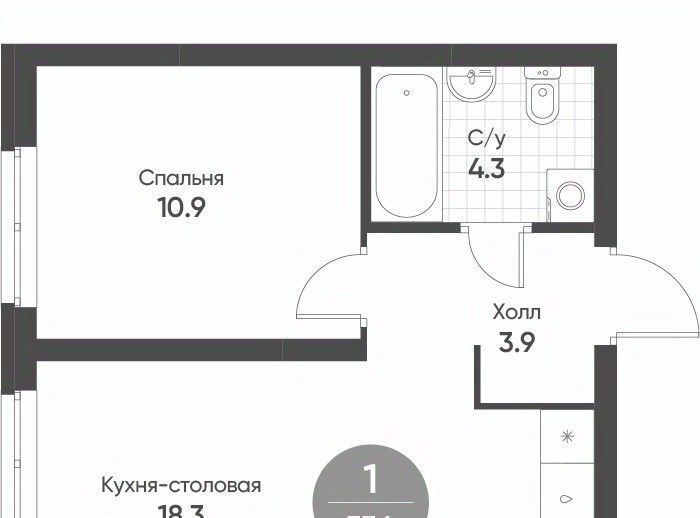 квартира г Екатеринбург Ботаническая Солнечный жилрайон фото 1