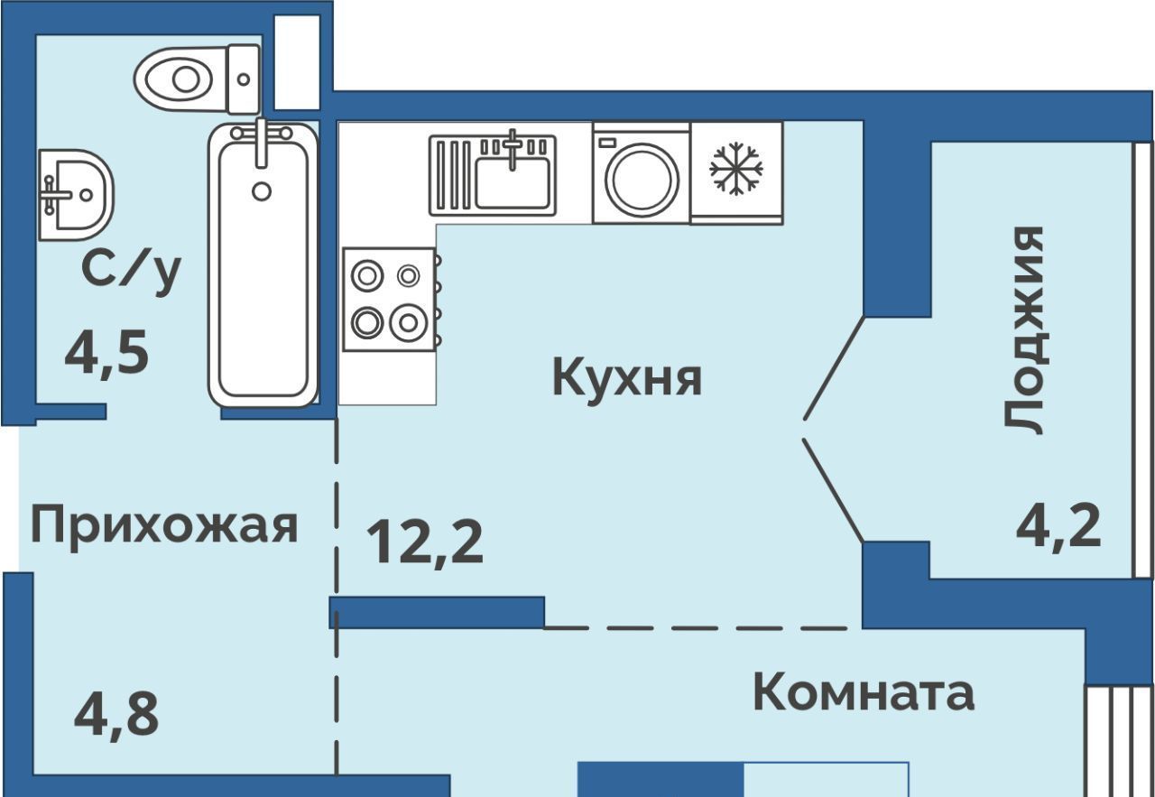 квартира г Курган ул Куйбышева 141 фото 1