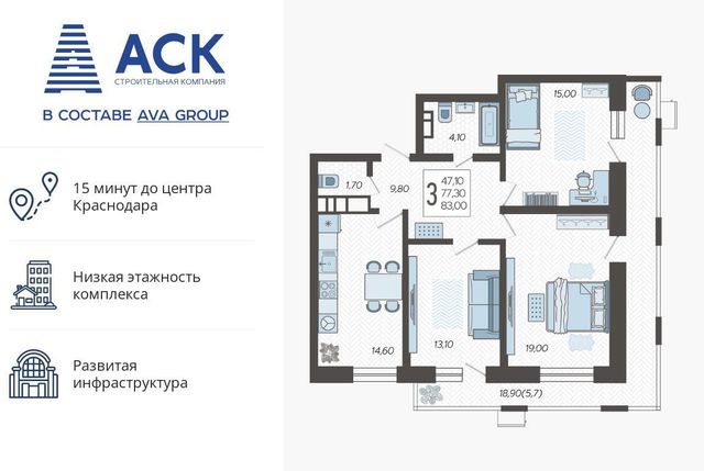 р-н Прикубанский ул Ярославская 115/1 фото