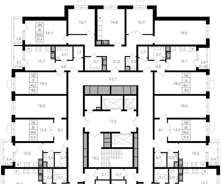 квартира г Москва ул Берзарина 2/2 поле, 32к, Октябрьское фото 2