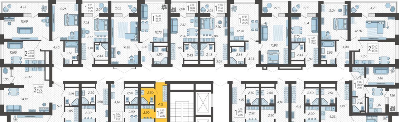 квартира г Сочи р-н Хостинский ЖК «Кислород» 5 фото 2