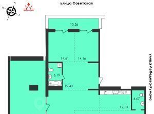 квартира г Иркутск р-н Октябрьский ул Красных Мадьяр 31 фото 1