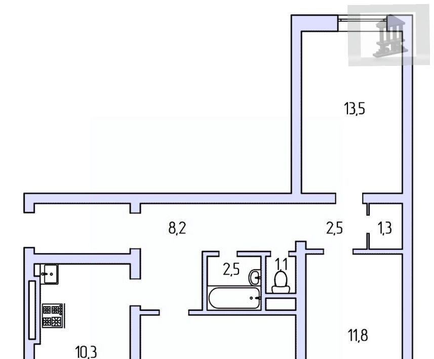 квартира г Калининград р-н Московский ул Дзержинского 42 фото 8