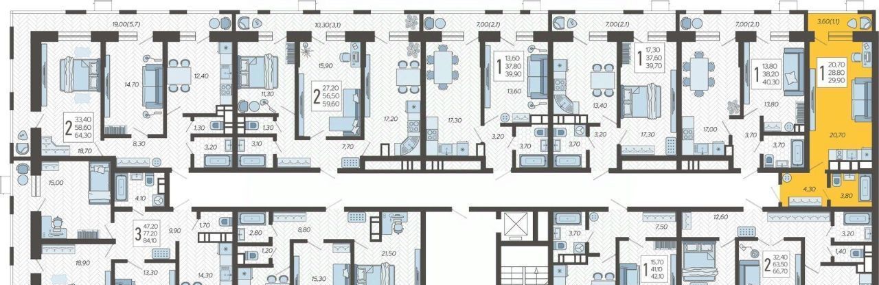 квартира г Краснодар р-н Прикубанский микрорайон 9-й километр ул Ярославская 115 фото 2