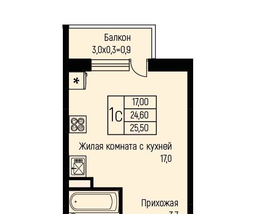 квартира г Краснодар п свх Прогресс п Березовый ЖК Прогресс муниципальное образование фото