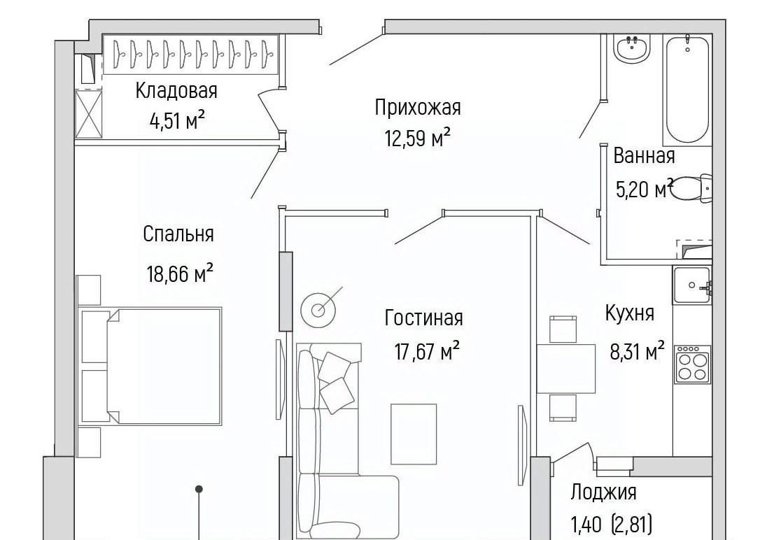 квартира городской округ Красногорск д Бузланово Опалиха фото 1